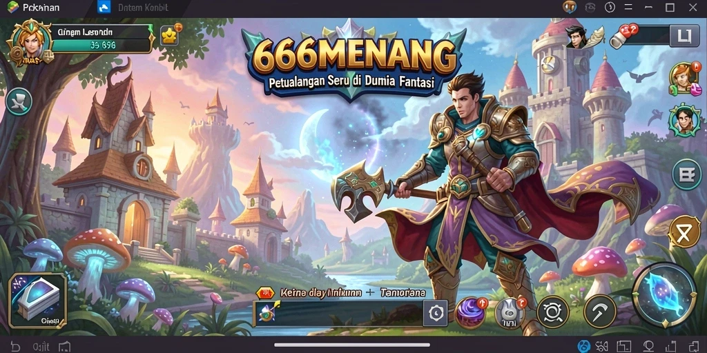 Screenshot dari gameplay petualangan menegangkan di 666MENANG.