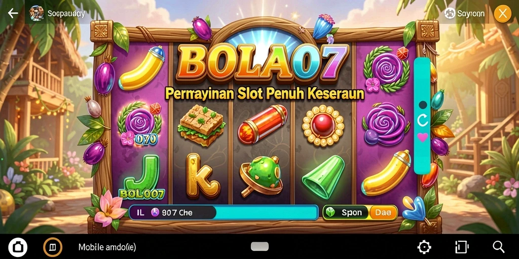 Tampilan gameplay slot yang mengasyikkan di BOLA07.