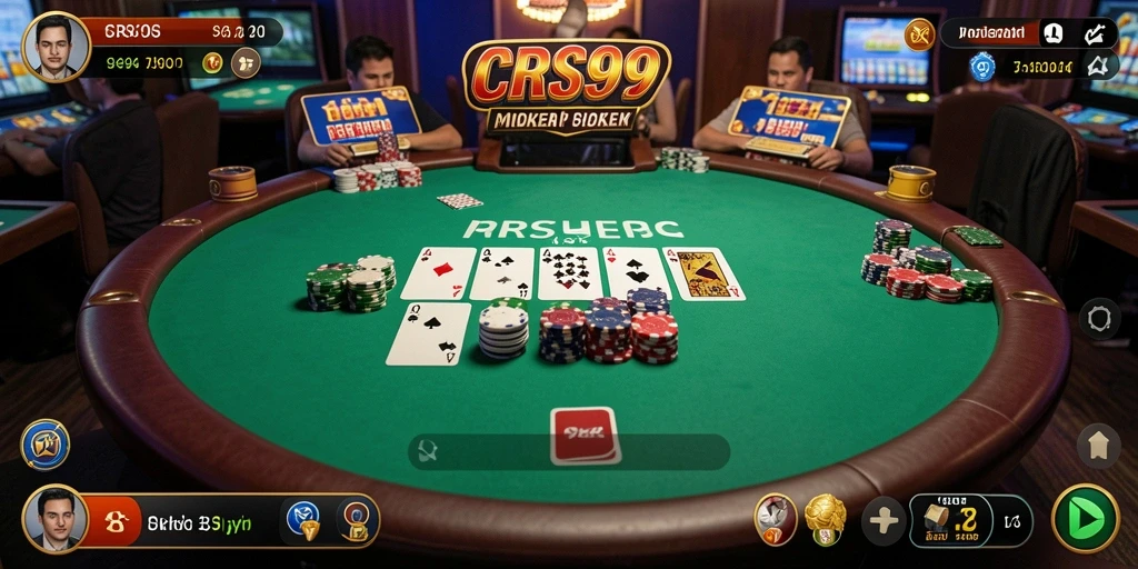 Gameplay menarik dari Poker di CRS99 dengan grafis yang menawan.