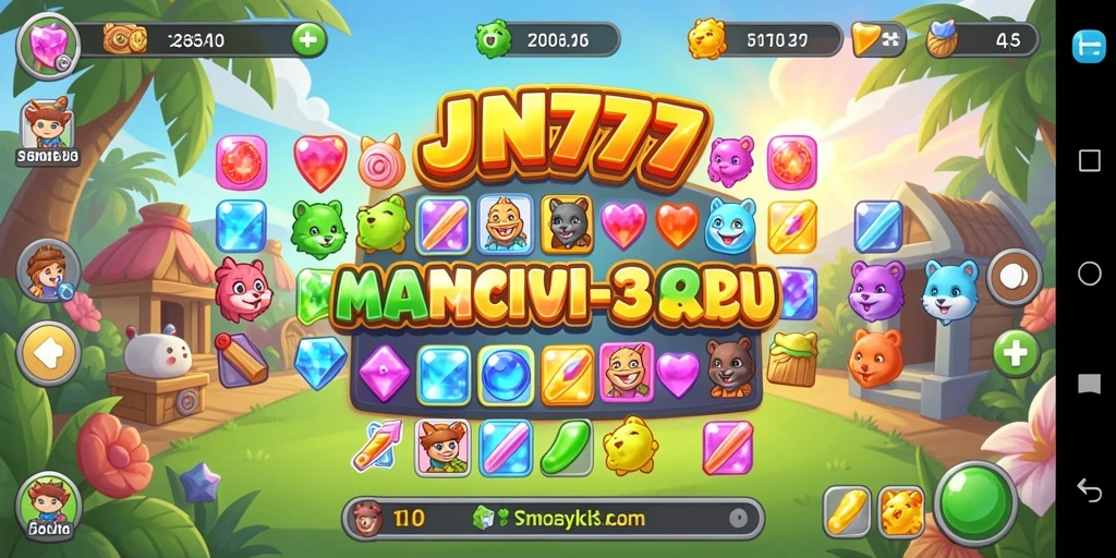 Tampilan gameplay JNT777 yang seru dan memukau.