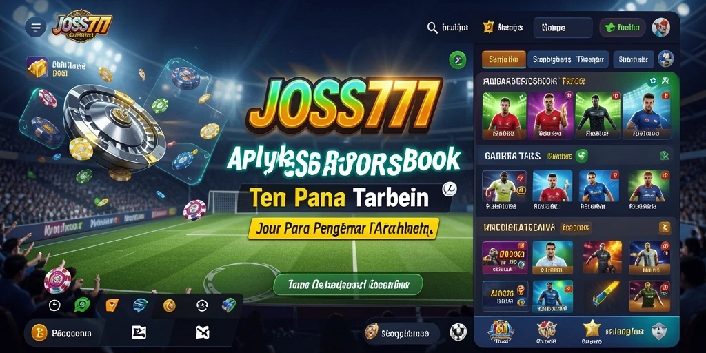 Screenshot utama JOSS777 menampilkan aksi taruhan yang mendebarkan.