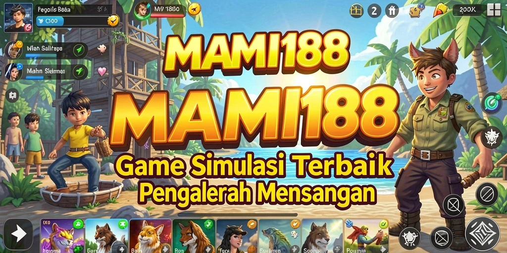 Tangkapan layar utama dari gameplay MAMI188 yang menampilkan aksi simulasi menarik.