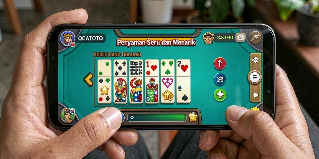 Tampilan gameplay yang seru di OCATOTO dengan pemain aktif.