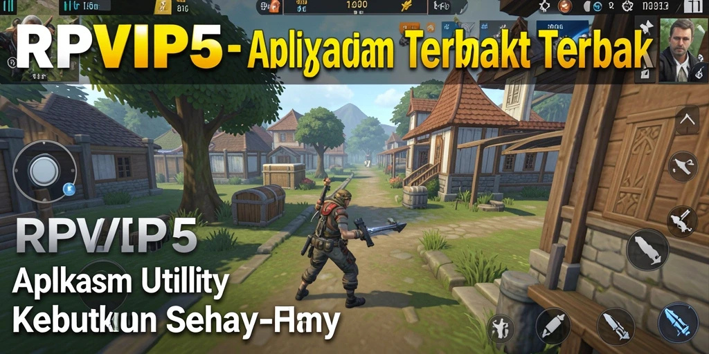 Screenshot RPVIP5 menampilkan antarmuka yang intuitif dan fitur-fitur aplikasi Utility.
