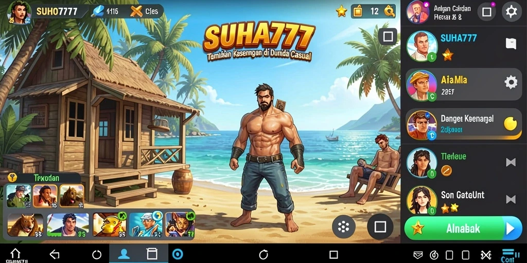 Tampilan gameplay menarik dari SUHU777 dalam suasana penuh warna.
