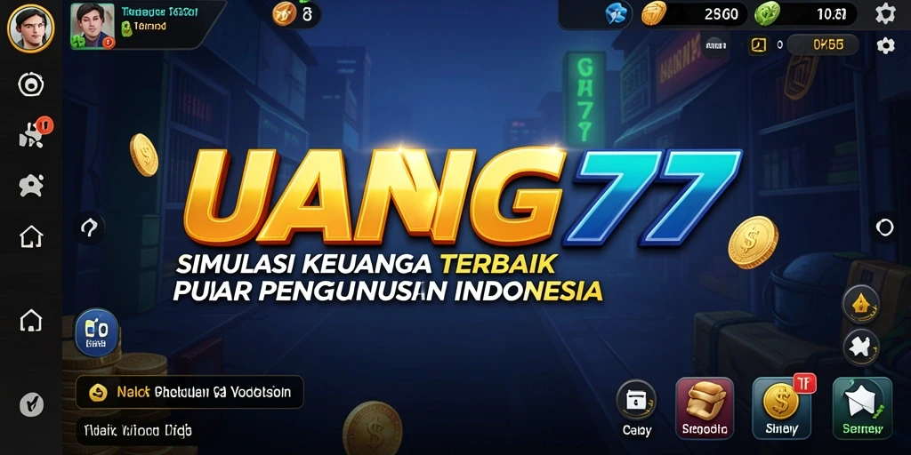 Screenshot gameplay menunjukkan simulasi keuangan yang menarik dan interaktif.
